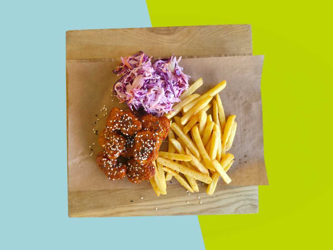 Vištienos nuggets kompleksas