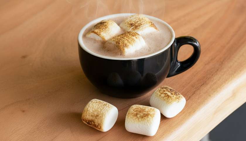Cacao with toasted marshmallows