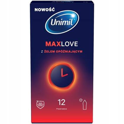 Kondómy MAX LOVE Delay 12ks