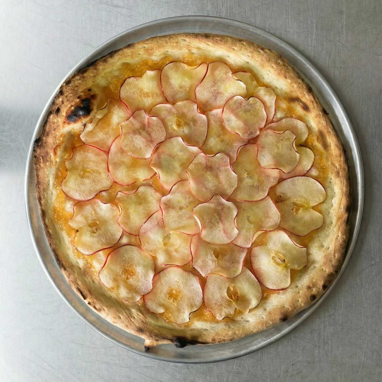 Doce de Maçã Pizza