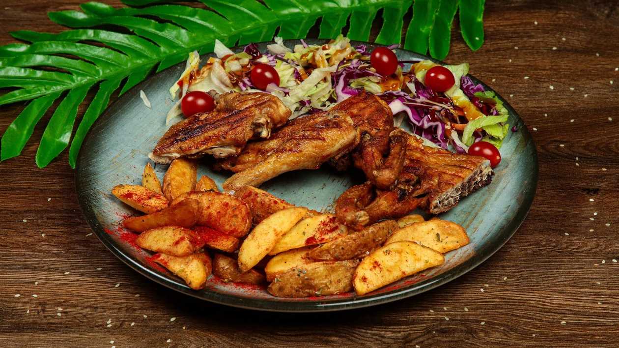 Plate with Potatoes
