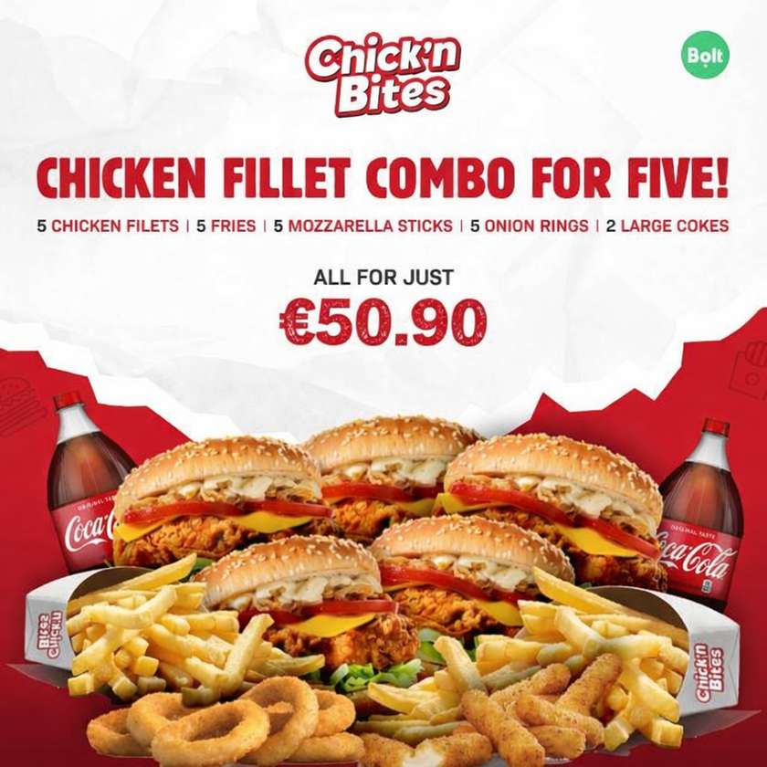 Chicken Fillet Combo For Five!