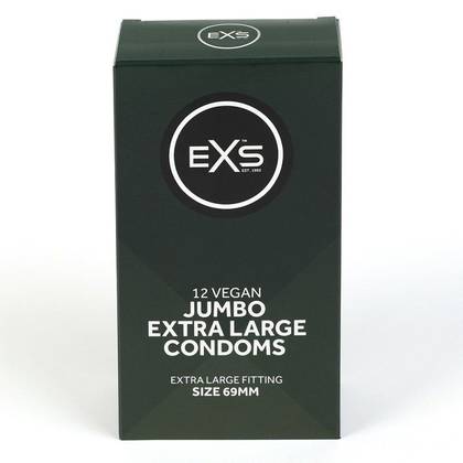 Kondómy EXS Jumbo Extra Large 12ks (69mm)