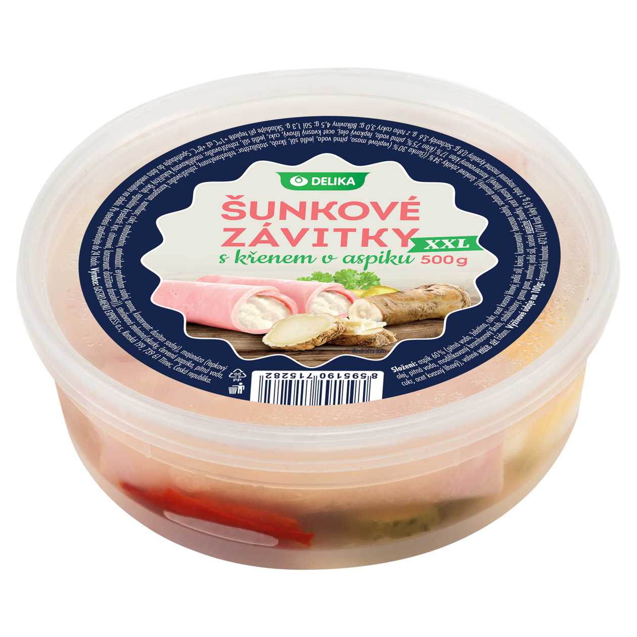 SUN.ZAVITKY V ASPIKU KREN 500g