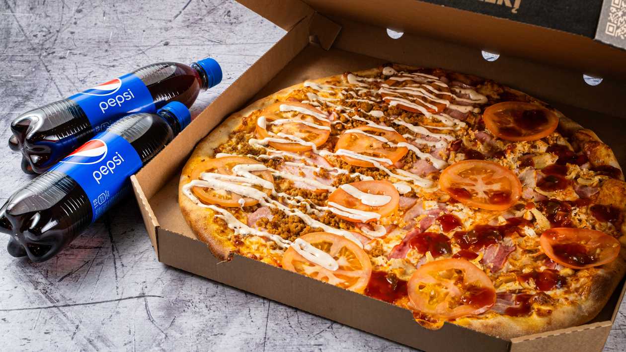 Pica 2in1 + 2x gėrimai 0,5l