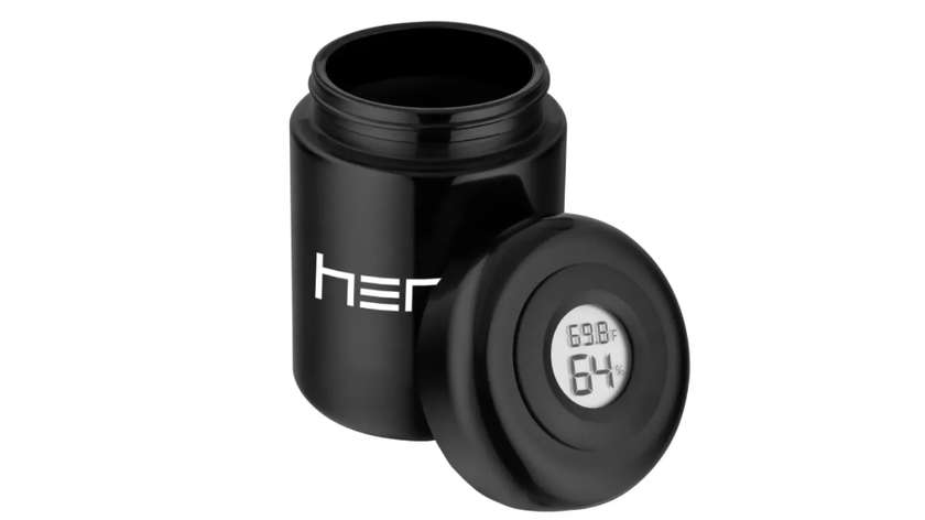 Pojemnik Szklany z higrometrem 250ml HERO