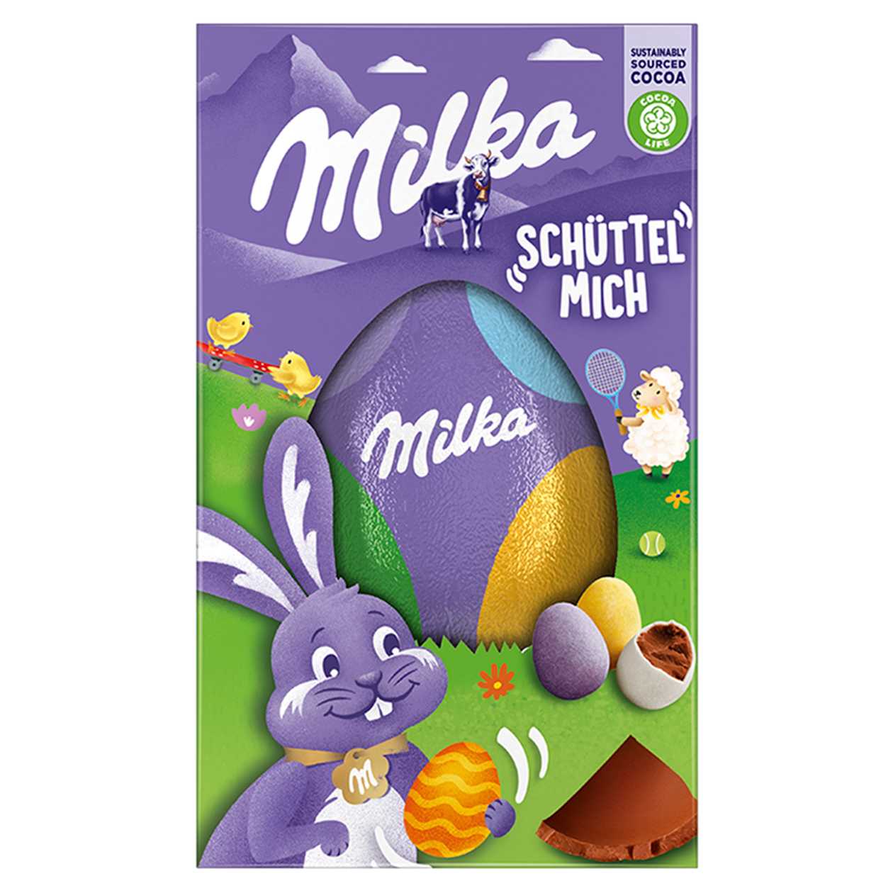 MILKA COKOLADOVE VAJICKO PLNENE V CUKR. POLE. 97 g