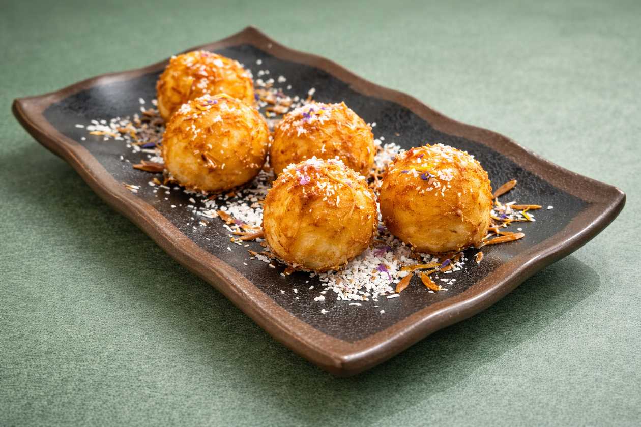 Japoniškos kokoso spurgytės