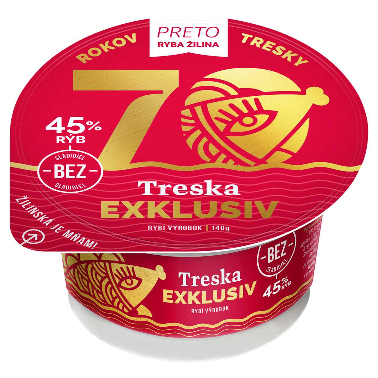 TRESKA V MAJONEZE EXKLUS.140g