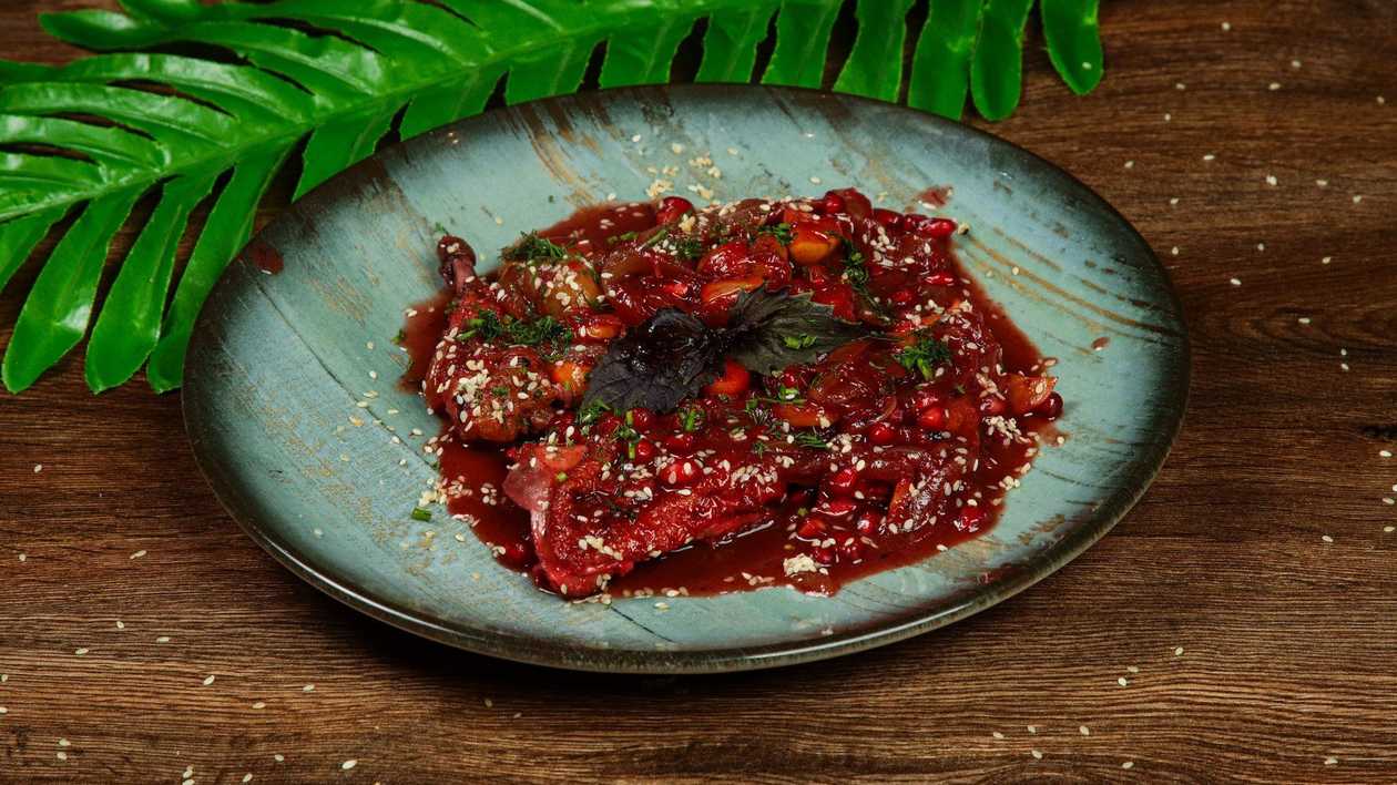 Chopped Lamb with Pomegranate