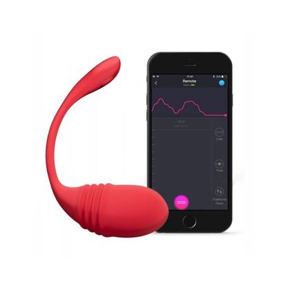 Lovense VULSE Red – smart vibračné vajíčko s vertikálnym pohybom Up & Fall LOV0159