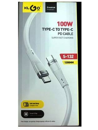 Καλώδιο KLGO S-132 Type-C σε Type-C PD