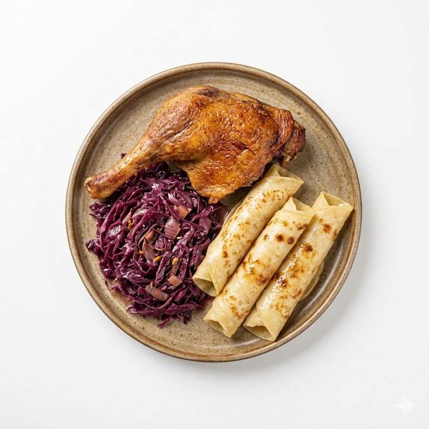 Pečená kačica 1/4 špeciálne menu