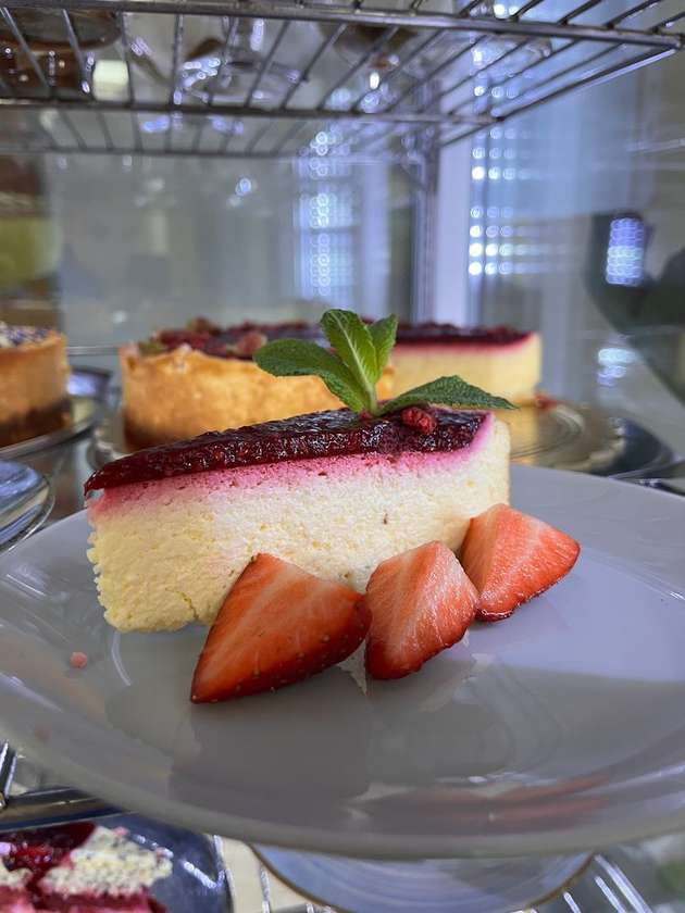 Ovocný cheesecake