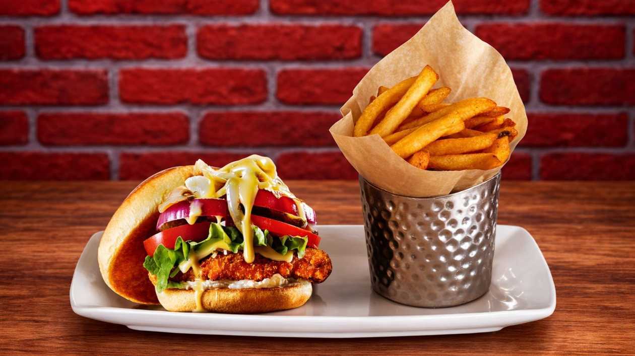 Chicken Burger With Philadelphia