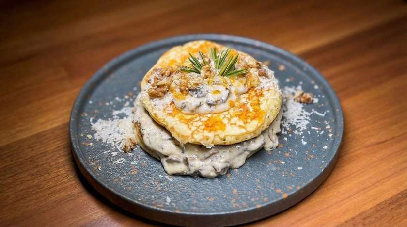 Pancake Ciupercute & Branza