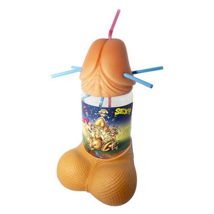 Obria párty fľaša Cubalitro s detailným motívom Telová – 1200ml