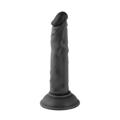 Realistické čierne dildo Mr. Rude 7,9" s prísavkou VSC0461