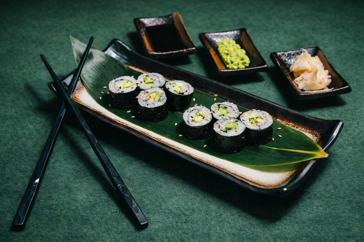 Cucumber maki (8 vnt.)🍃
