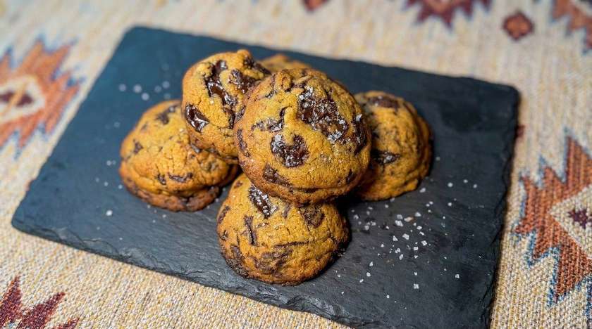 Cookie cu Ciocolata, Nuci & Sare Maldon