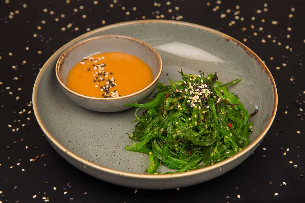 Chuka Salad with sauce
