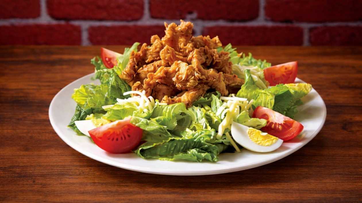 Cajun Fried Chicken Salad