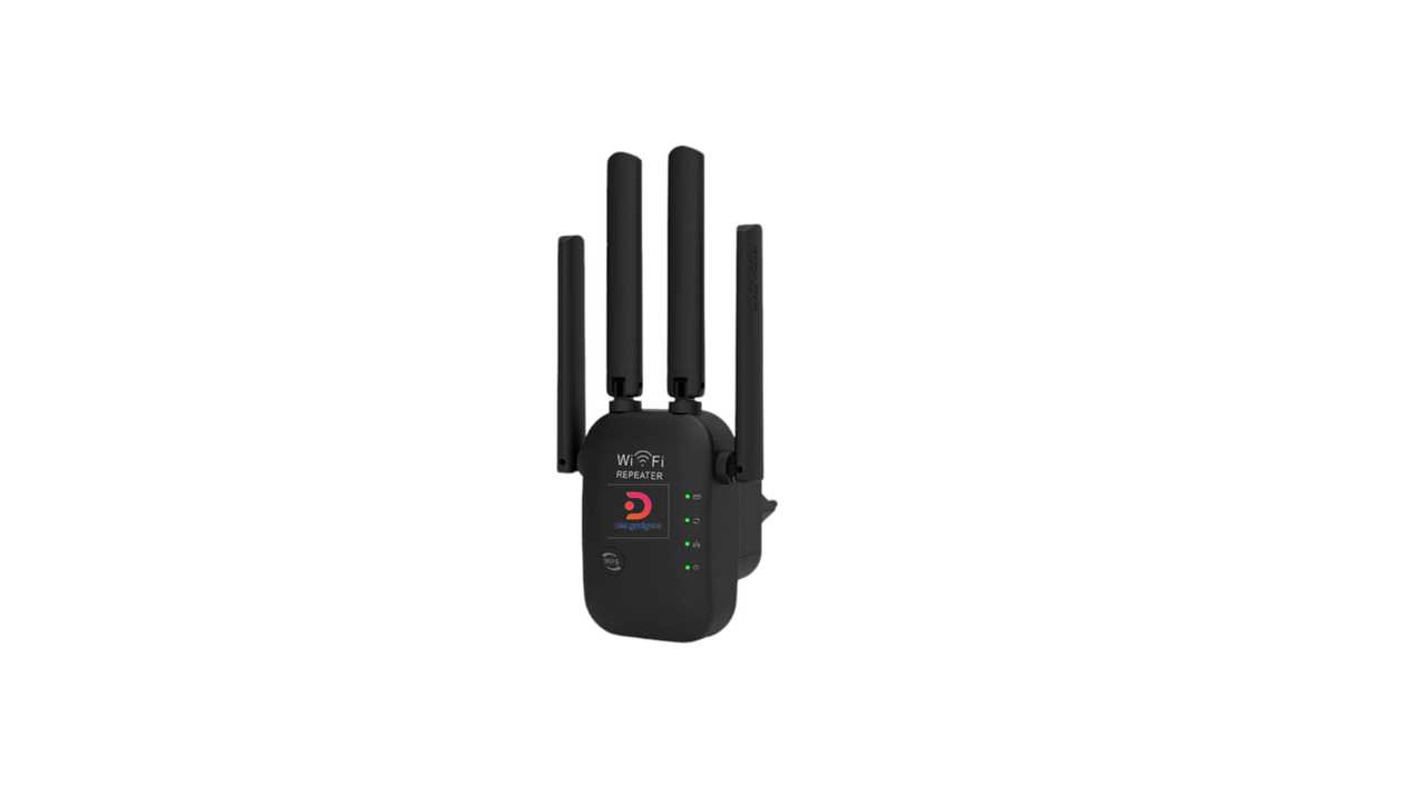 #450B-2#PIX-LINK® LV-WR45Q Wi-Fi signal booster – Wi-Fi Repeater – Black