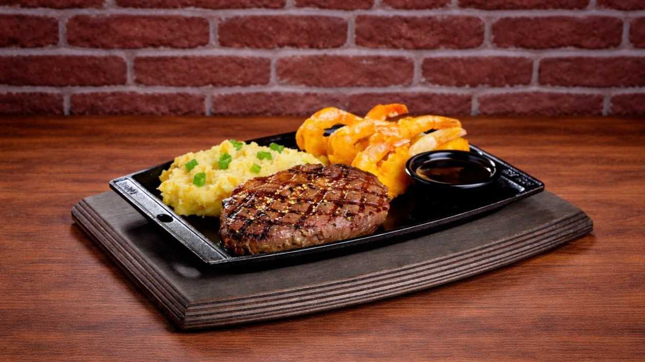 Surf ‘N Turf Black Angus Ribeye Steak
