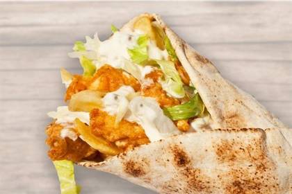 Shanghai Chicken in Flatbread