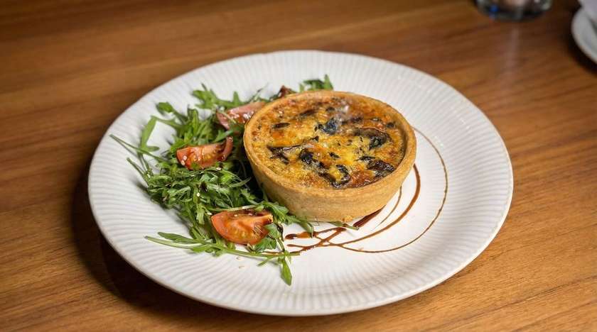 Quiche Ciupercute & Cheddar