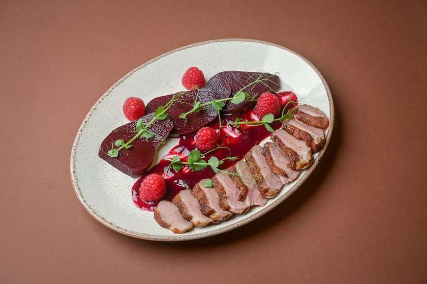 Duck Breast in Wine Sauce