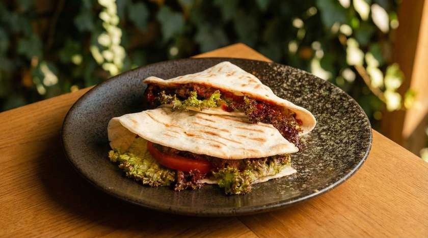 Piadina cu Carne Vegetală - Fara Gluten