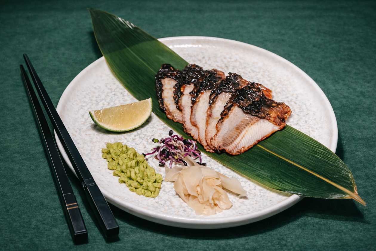 Eel sashimi