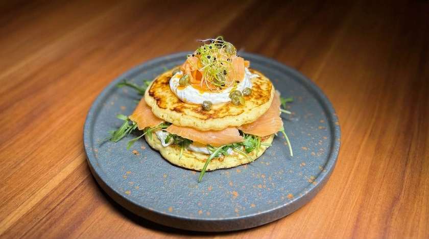 Pancake Somon & Crema Branza