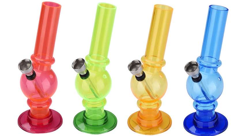 Bongo plastikowe Champ High Mini Rasta 15cm