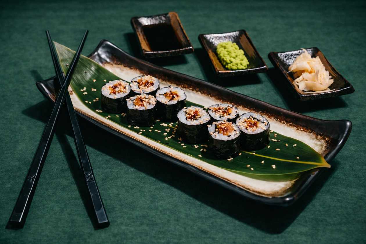 Eel maki (8 vnt.)