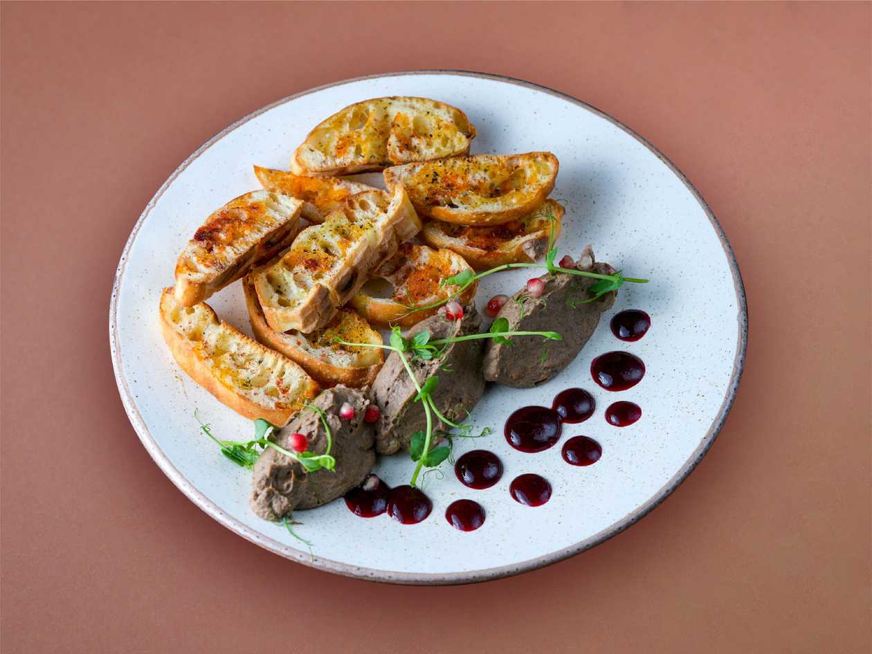 Chicken Pâté with Cherry Sauce