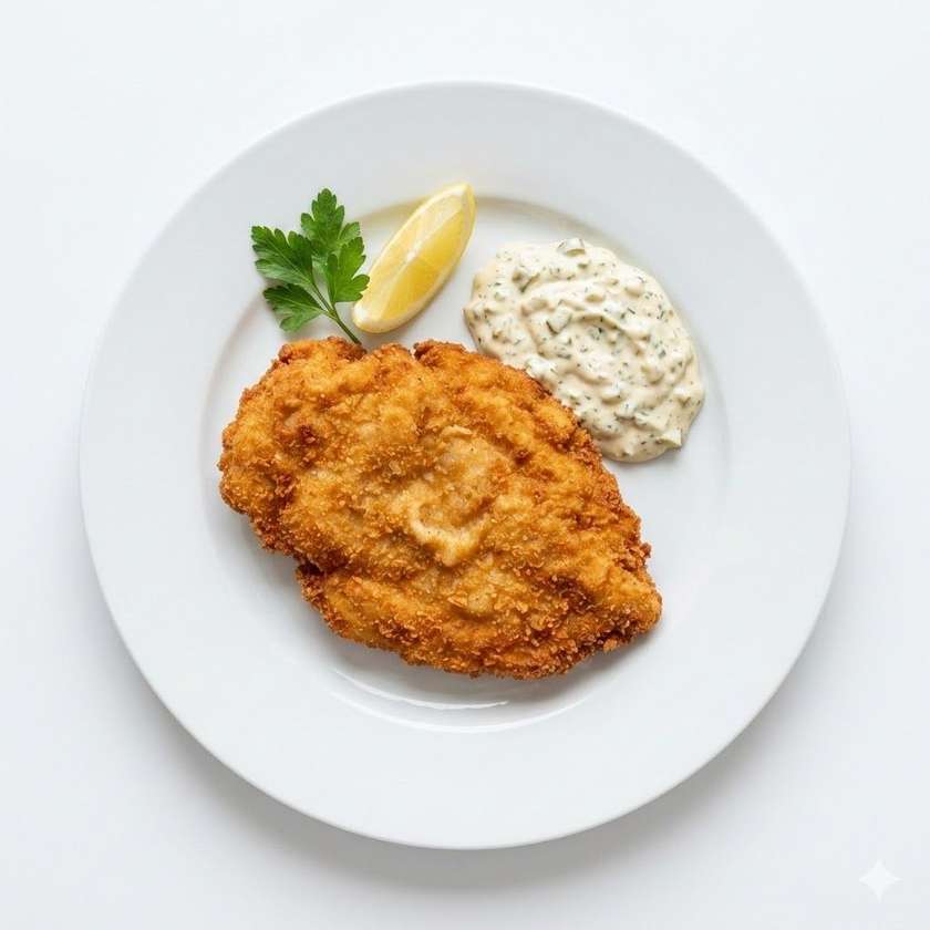 Chicken Breast Schnitzel, Remoulade