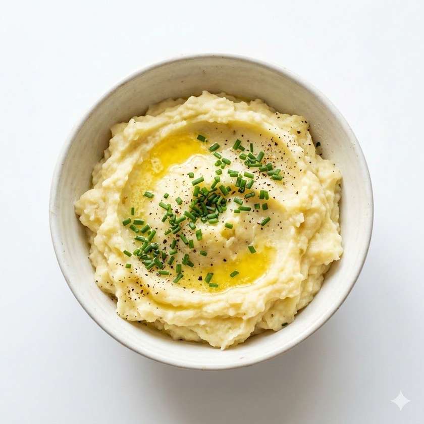 Homemade mashed potatoes