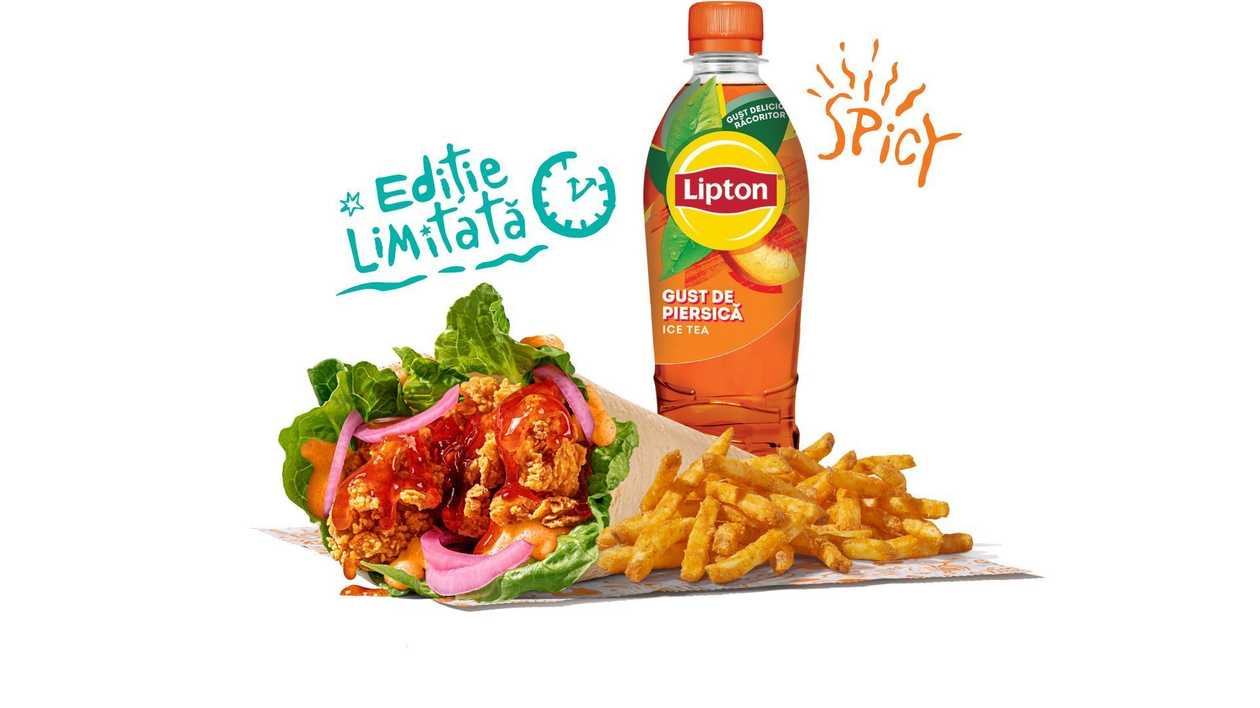 Spicy Red Hot Honey Wrap Large Meniu