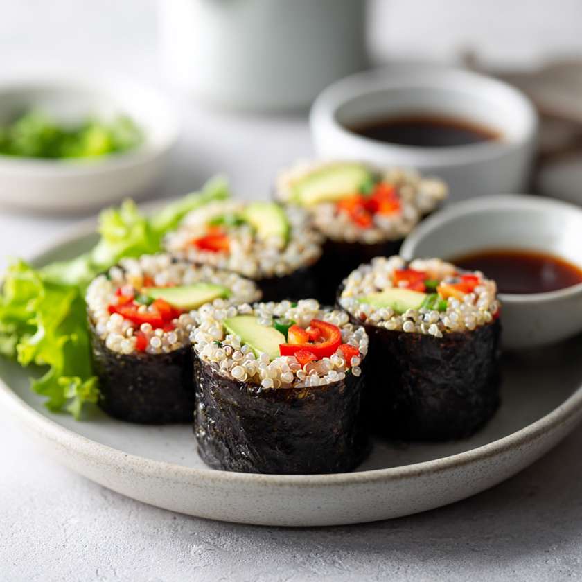 Quinoa and Nori Rolls