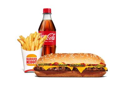 Long Cheeseburger meal