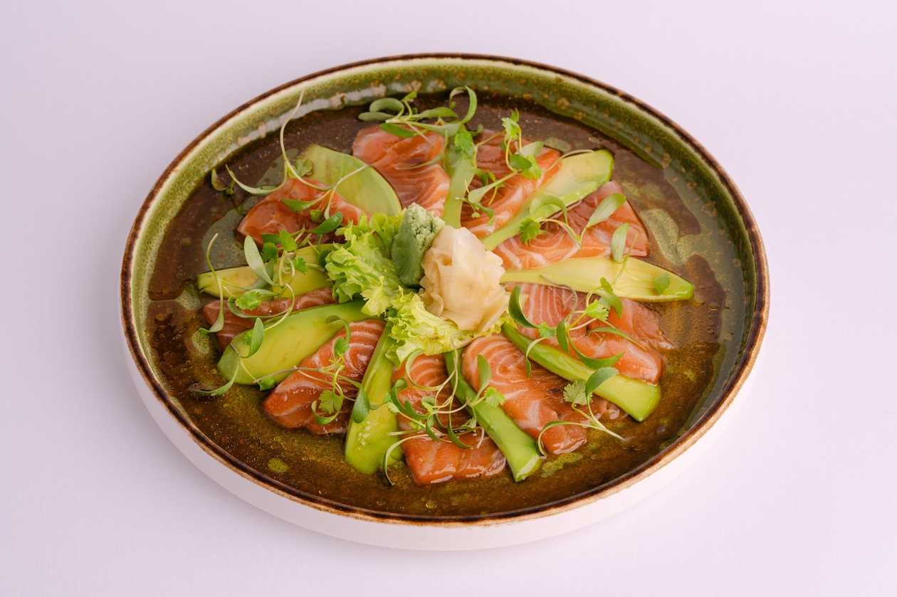 SALMON & AVOCADO CARPACCIO