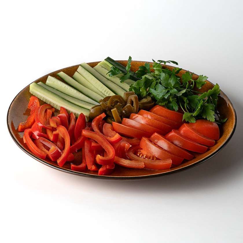 Овочеве асорті з зеленню (360г)