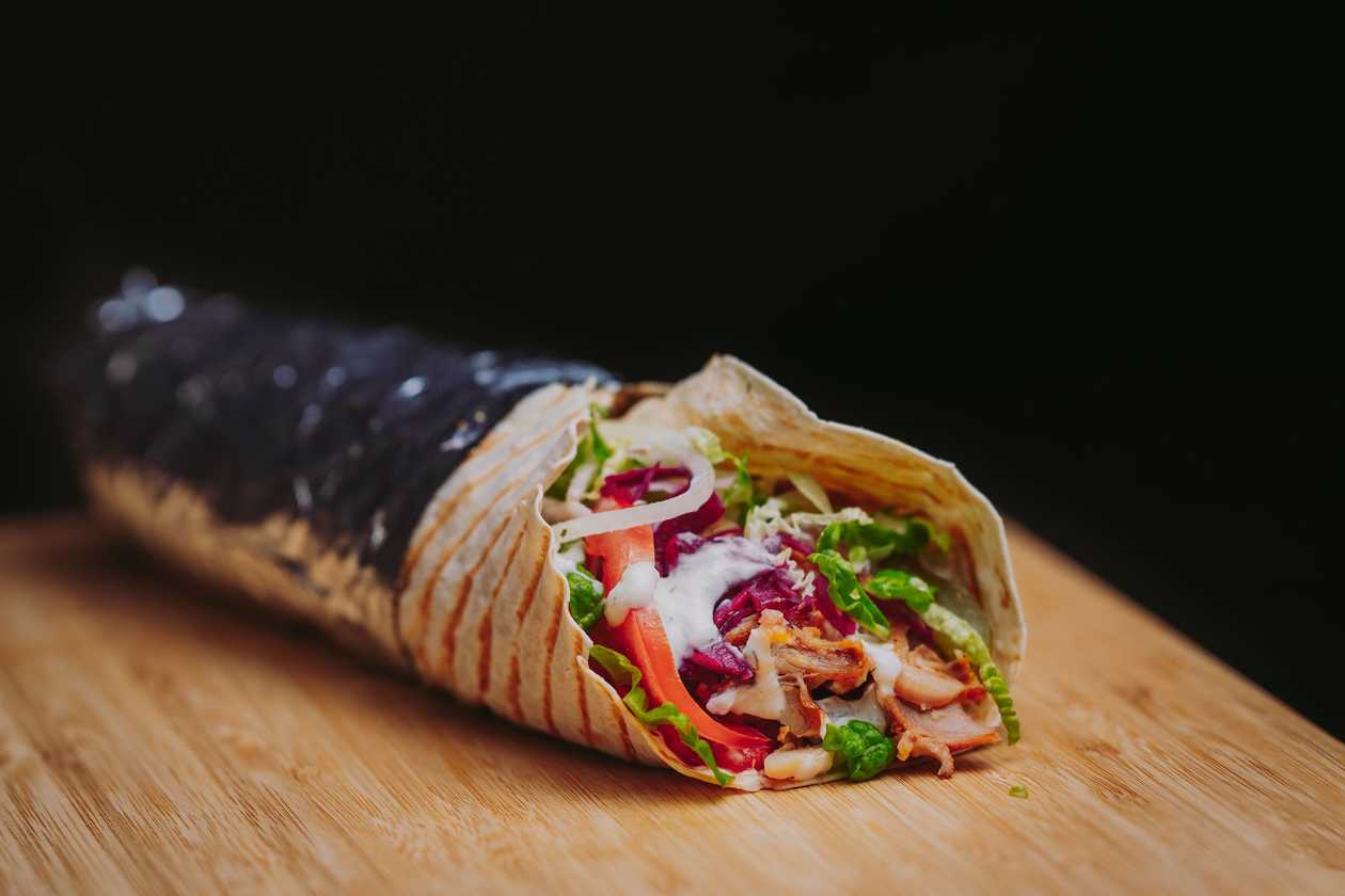 Dürüm Kebab with Cheese