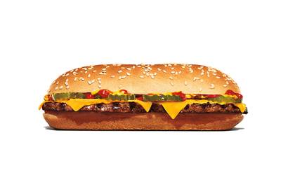 Long Cheeseburger burger