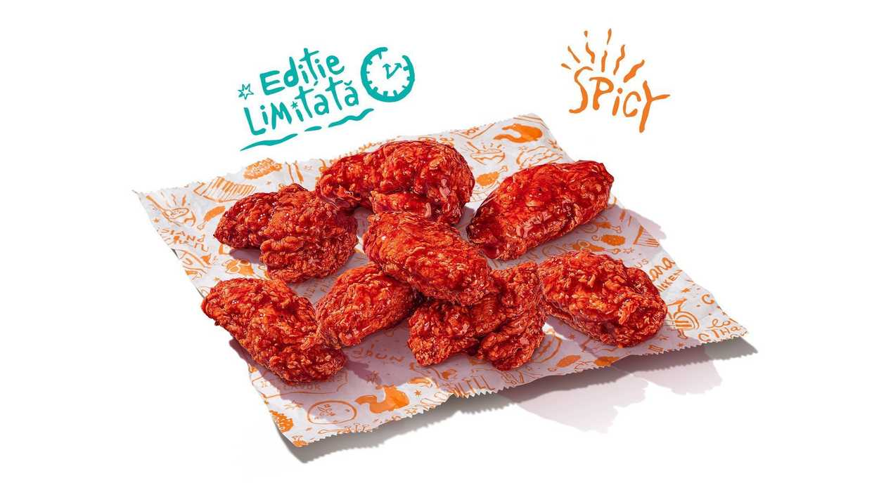 8 pc. Red Hot Honey Wings