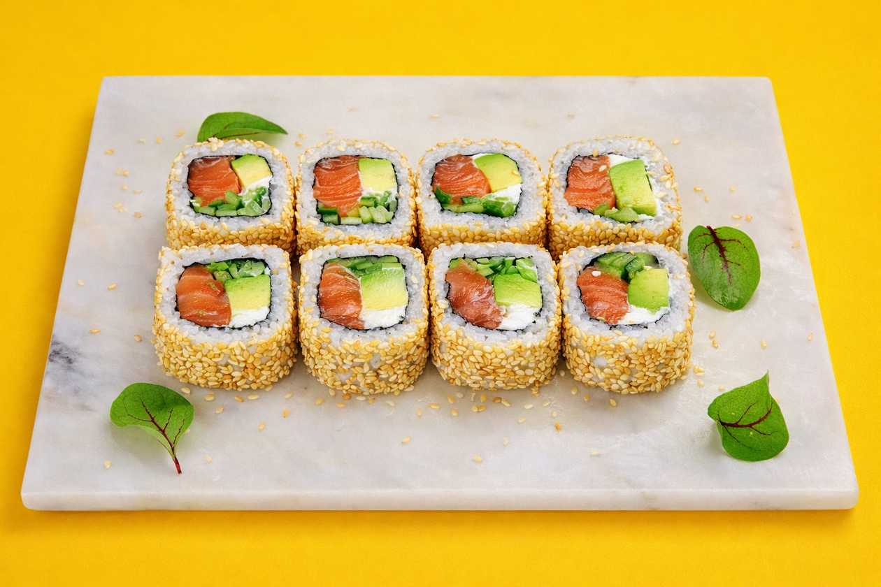 California sezam łosoś 8 szt.