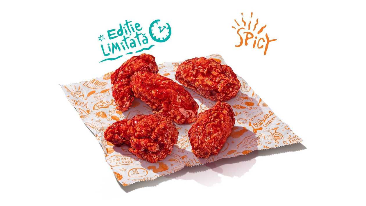 5 pc. Red Hot Honey Wings