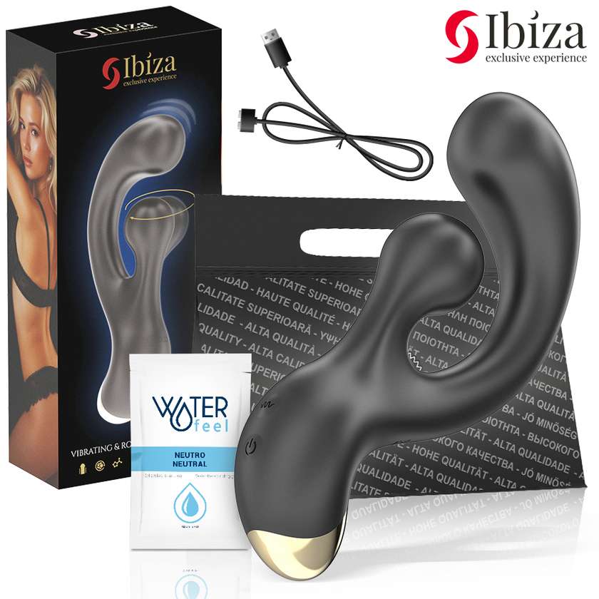 IBIZA Vibrating & Rotating G-Spot Stimulator with Dual Motors